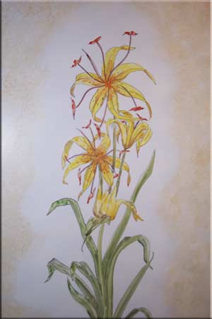 floral mural